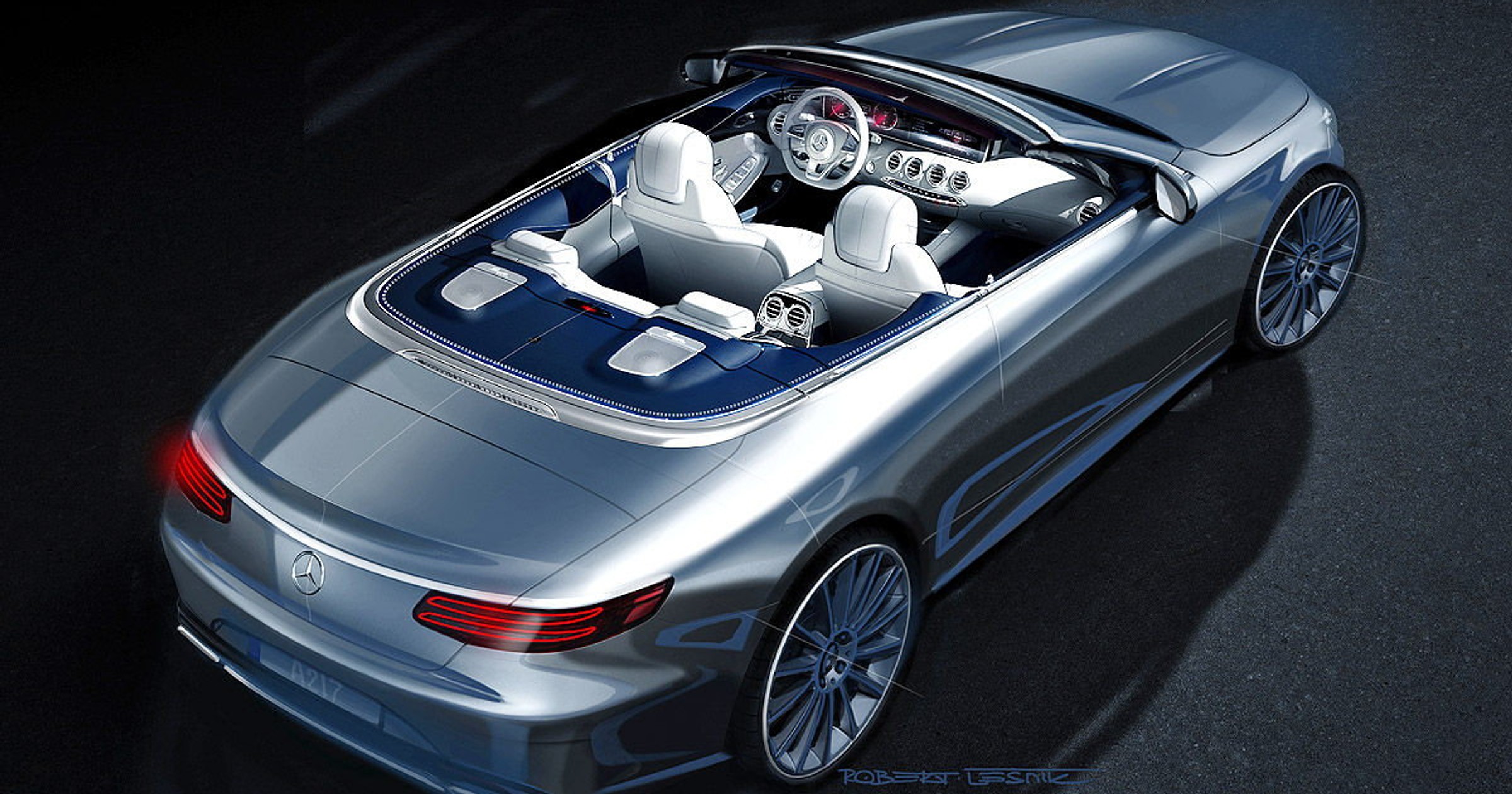 Mercedes klasy S cabrio