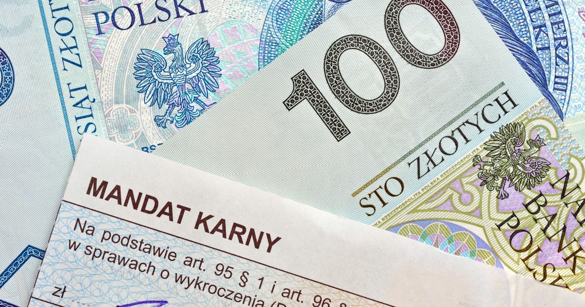 Mandat karny - zdjęcie ilustracyjne