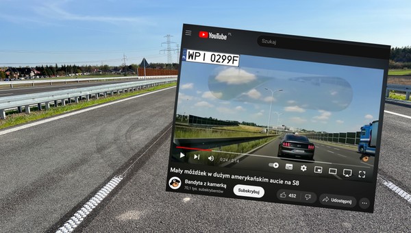 Agresja drogowa na S8. Mustang niemal się zatrzymał. Co się dzieje z kierowcami? [WIDEO]