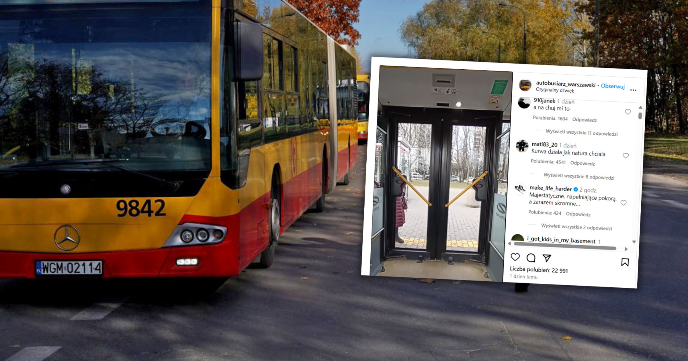 Warszawski Solaris (Screen: Instagram/autobusiarz_warszawski)