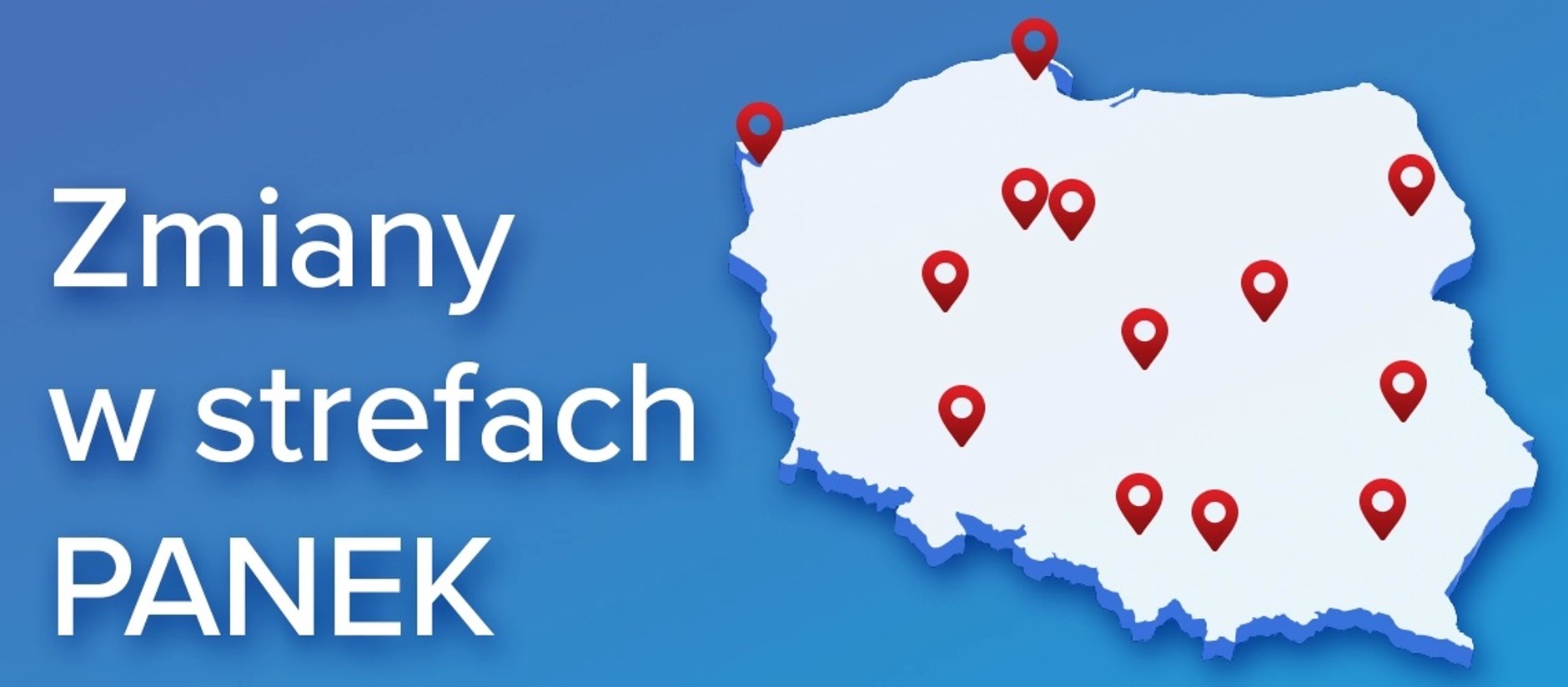 Zmiany w strefach usługi Panek CarSharing
