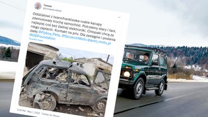 Ukraińscy żołnierze poszukują samochodu. Ma ich wozić na stanowiska bojowe