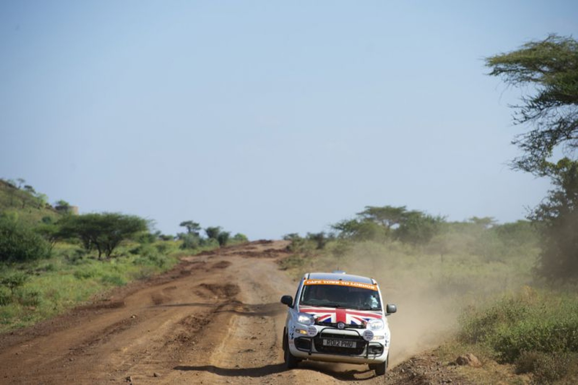 10 000 mil Fiatem Panda non stop