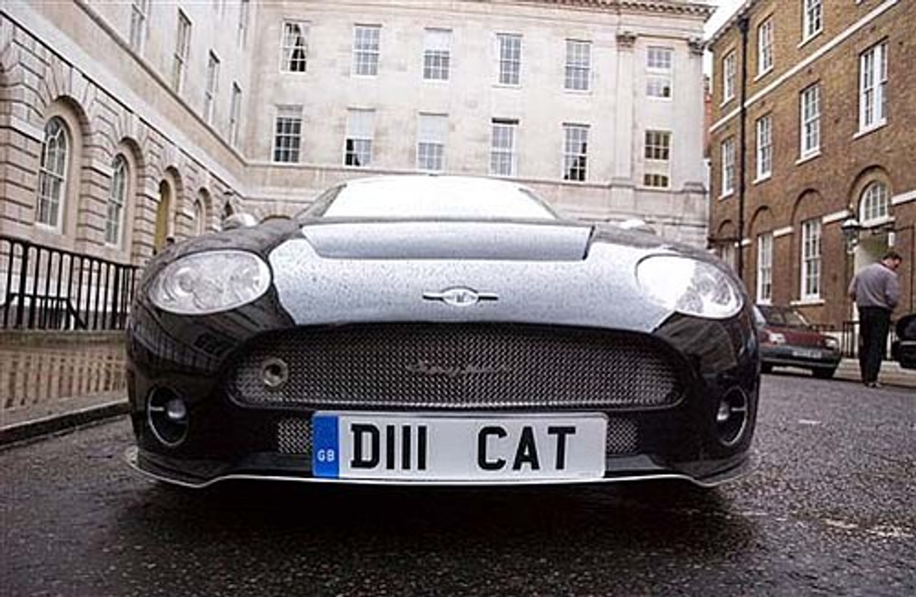 Spyker C8 na planie filmu