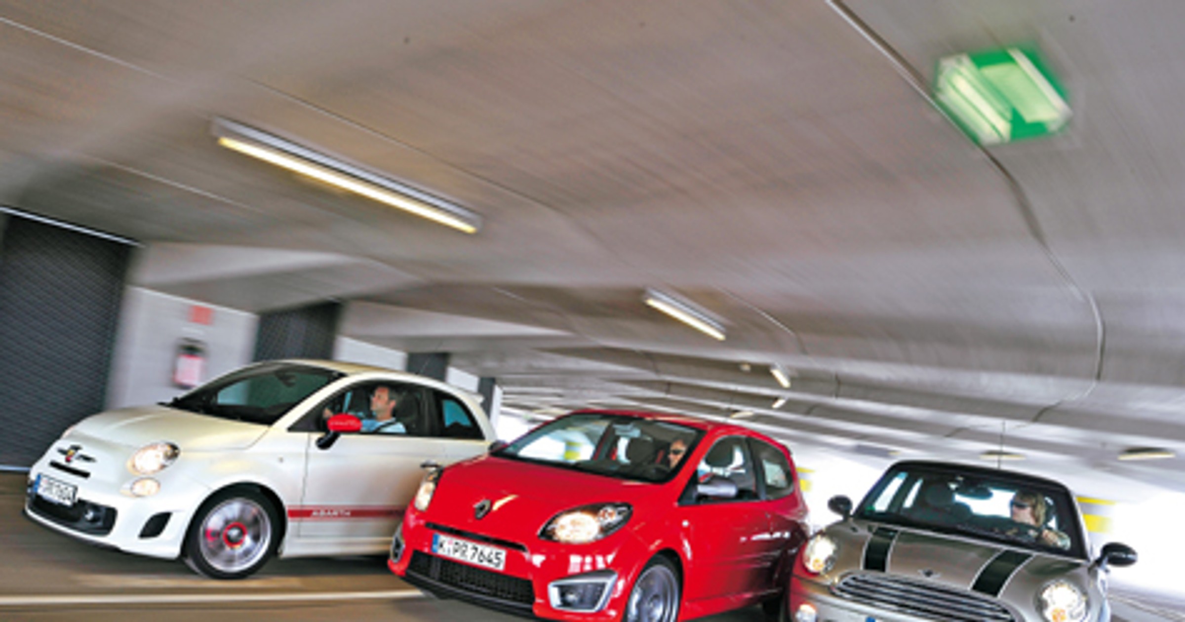 Fiat 500 Abarth, Mini Cooper i Renault Twingo RS - Maluchy chcą się bawić