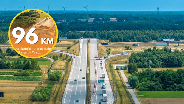 Budowa drogi S10. "Największy plac budowy" w Polsce