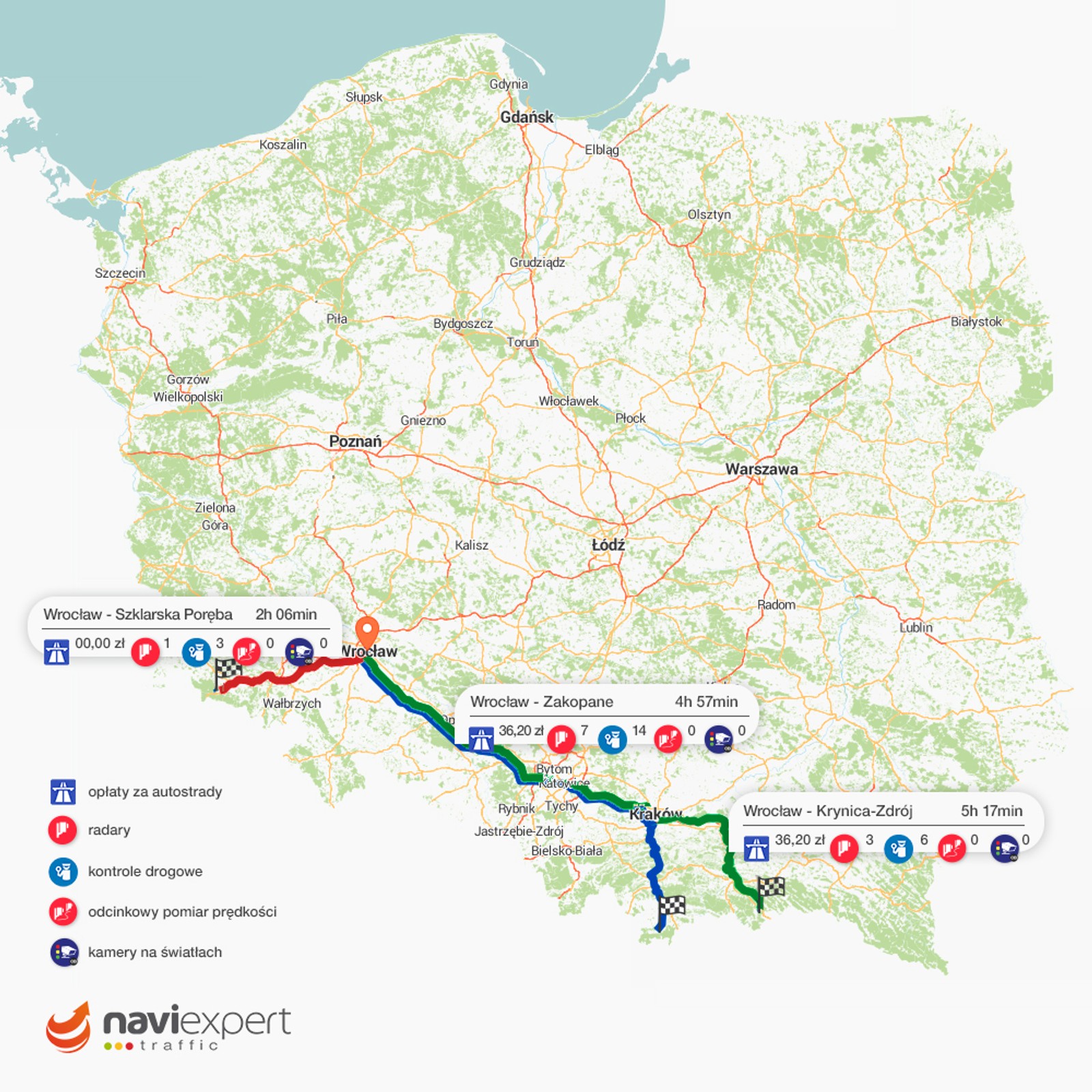 Wrocław - rekomendowane trasy na ferie zimowe