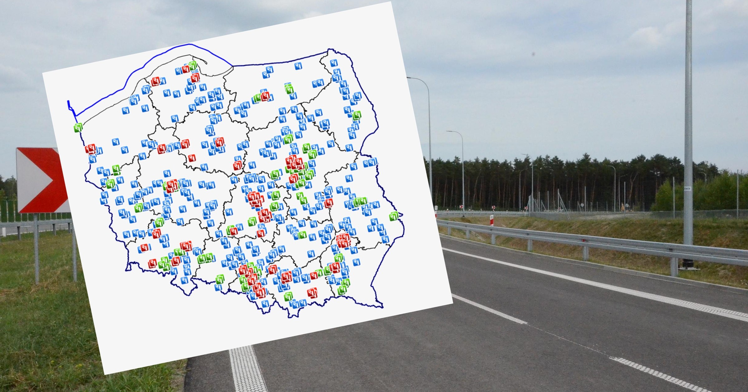Odcinkowe pomiary prędkości i fotoradary w Polsce, wrzesień 2024 r.