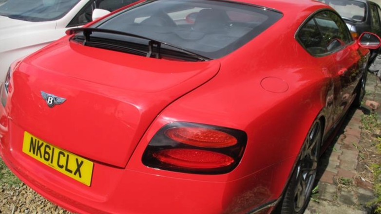Bentley Continental GT 2011 wystawiony na licytacji komorniczej