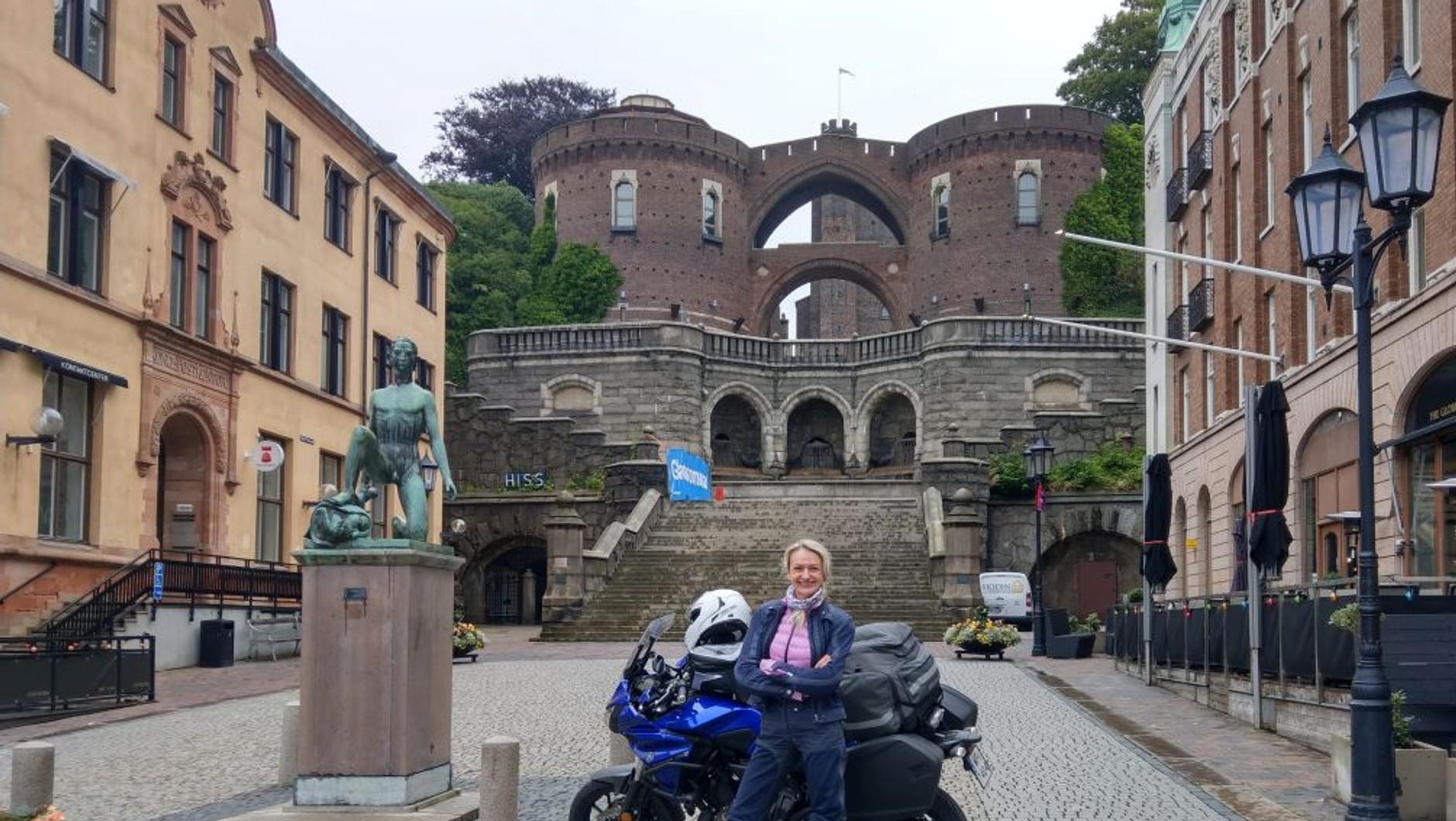 Ania Jackowska i Szwecja na motocyklu