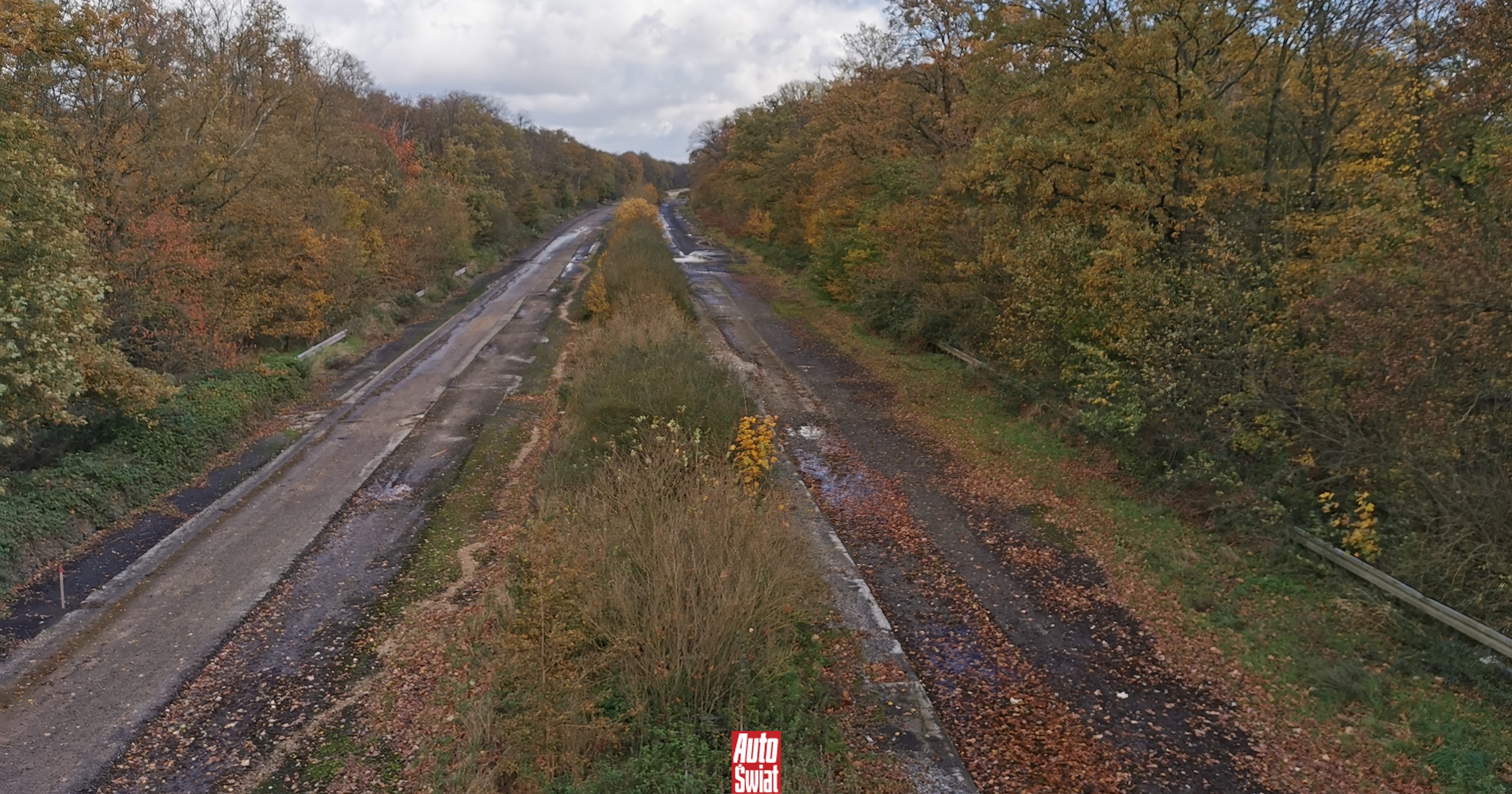 Tym odcinkiem autostrady A4 od lat nikt nie jechał. Straszy pustką