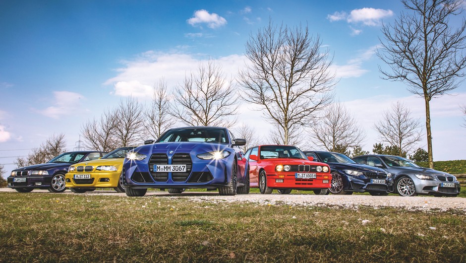 BMW M3 – sześć generacji