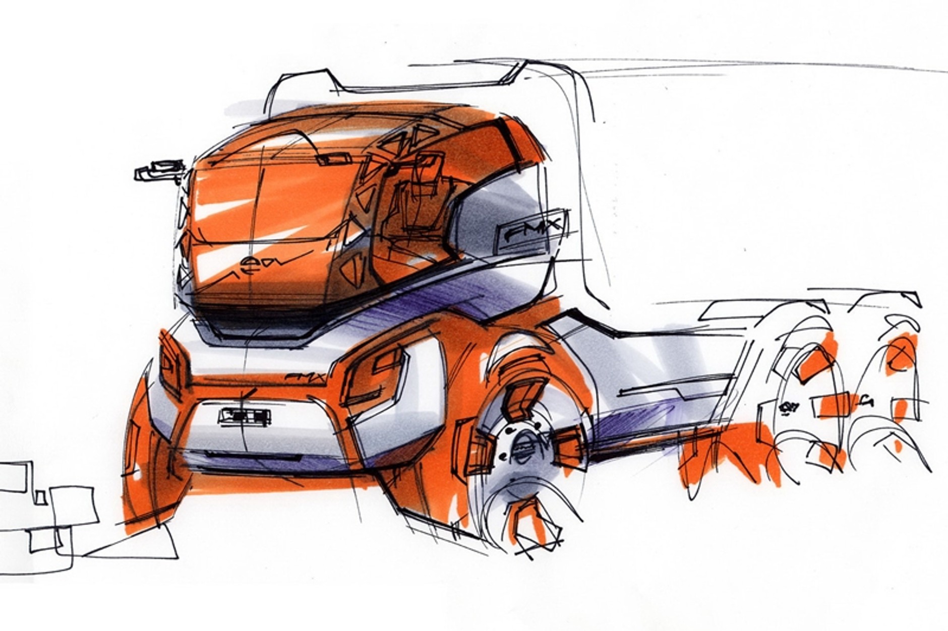 Futurystyczne ciężarówki Volvo