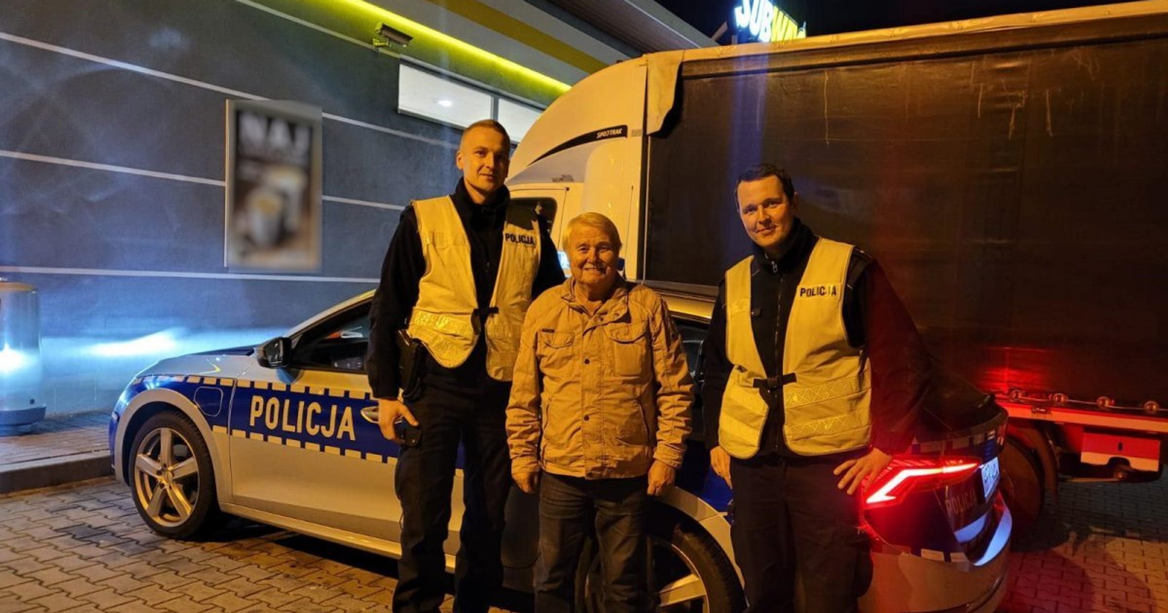 Poszukiwany 70-latek odnaleziony na autostradzie A4