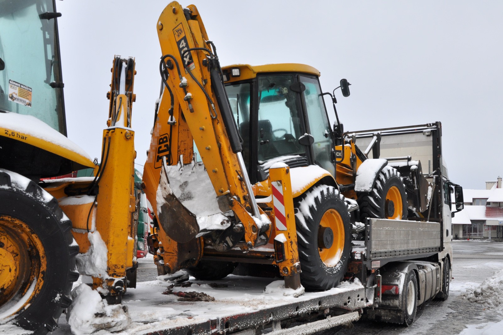 Koparka nie przekroczyła granicy. Okazała się kradziona