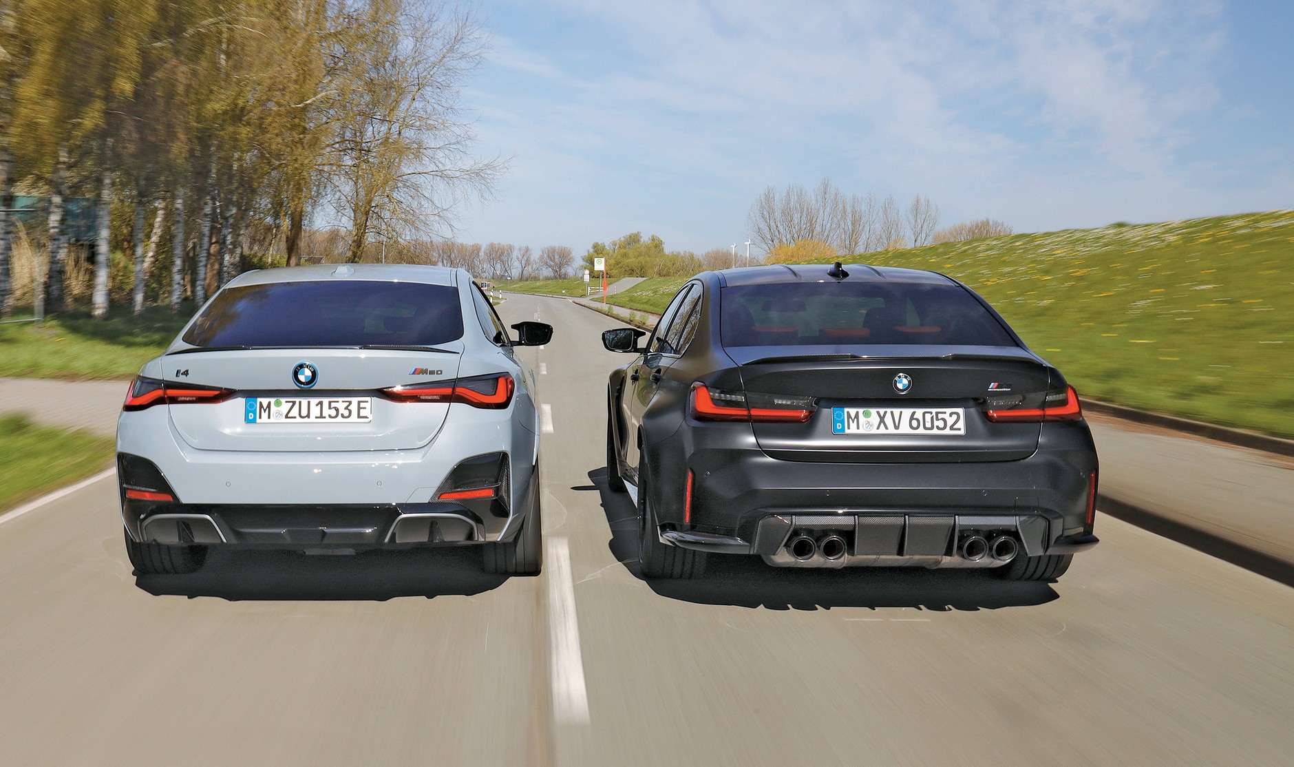 M3 ma cztery grube końcówki wydechu. W i4 znajdziecie przynajmniej namiastkę tego...