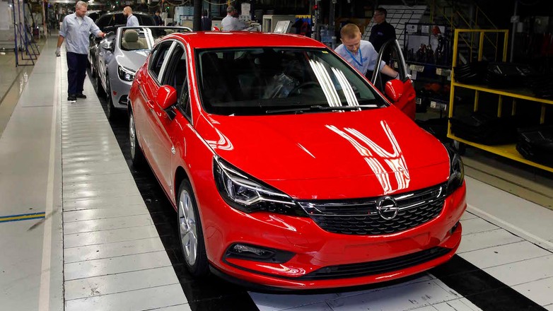 Produkcja Opla Astry w Gliwicach