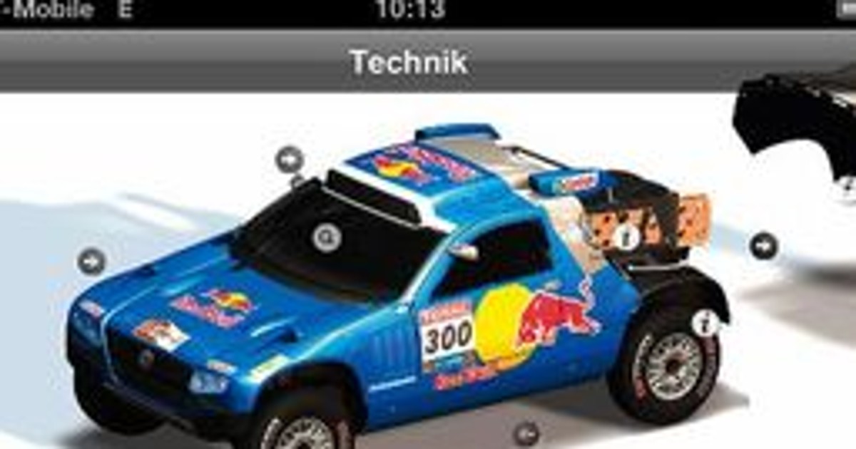 Rajd Dakar 2010: Volkswagen w iPhone