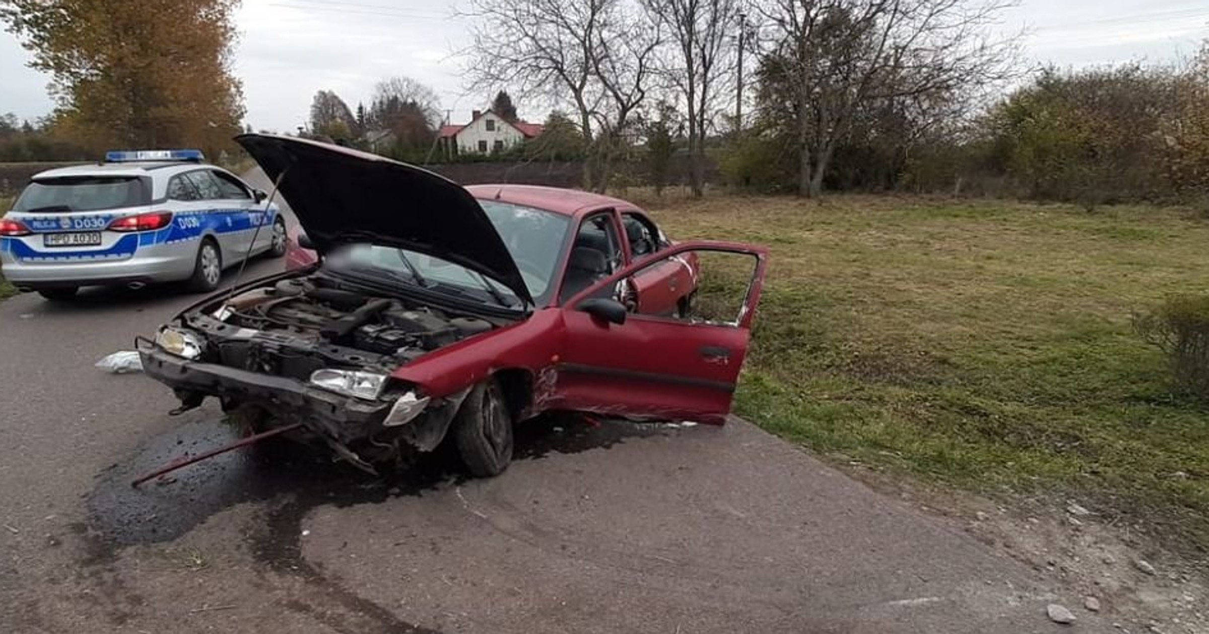 Wypadek w miejscowości Łotoszyny