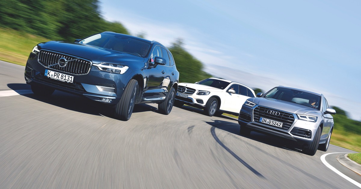 Porównanie na szczycie: nowe Volvo XC60 vs nowe Audi Q5 i Mercedes GLC