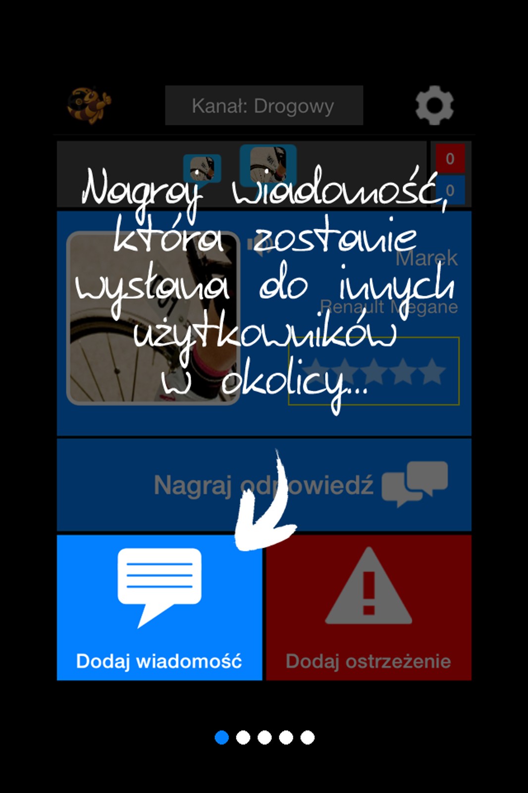 Seebee: nagrywanie wiadomości dla kierowców