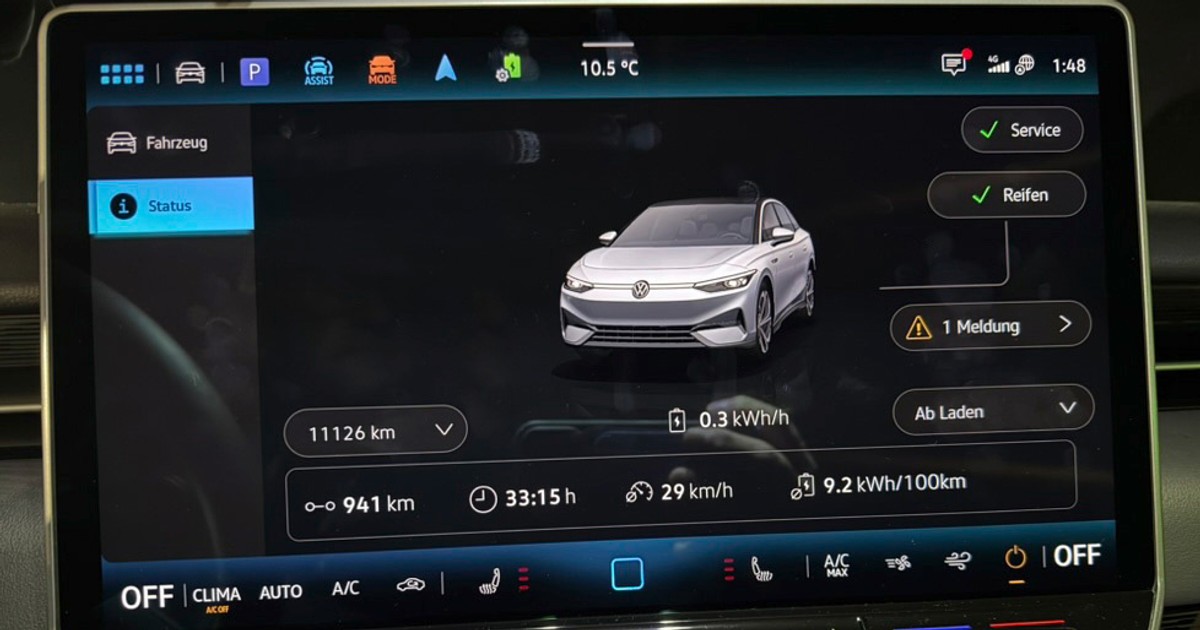 Volkswagen ID.7 Pro S w teście wydajności