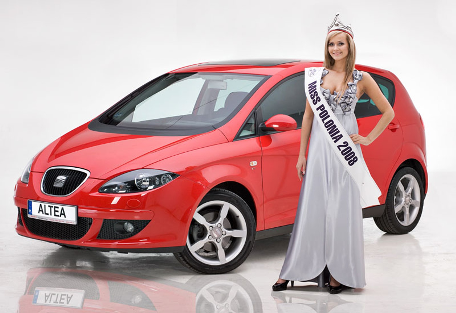 Miss Polonia 2008 i Seat Altea (fotogaleria)