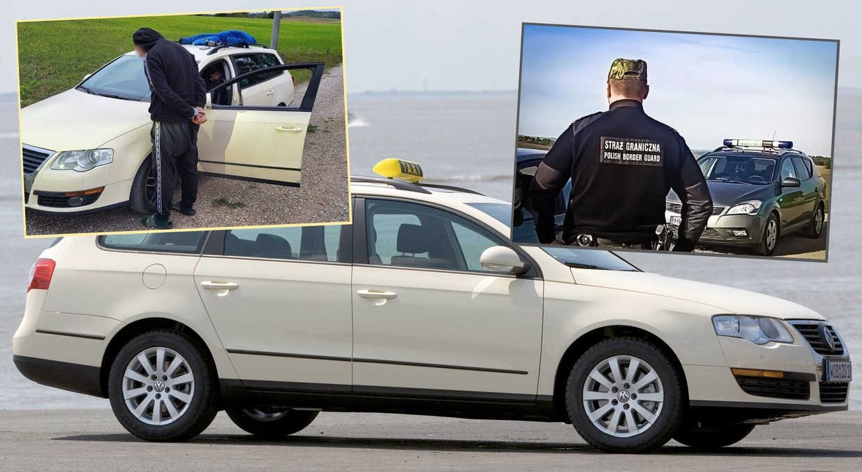 Passat w "budyniu" skrywał niespodziankę. Kierowcę zatrzymała Straż Graniczna