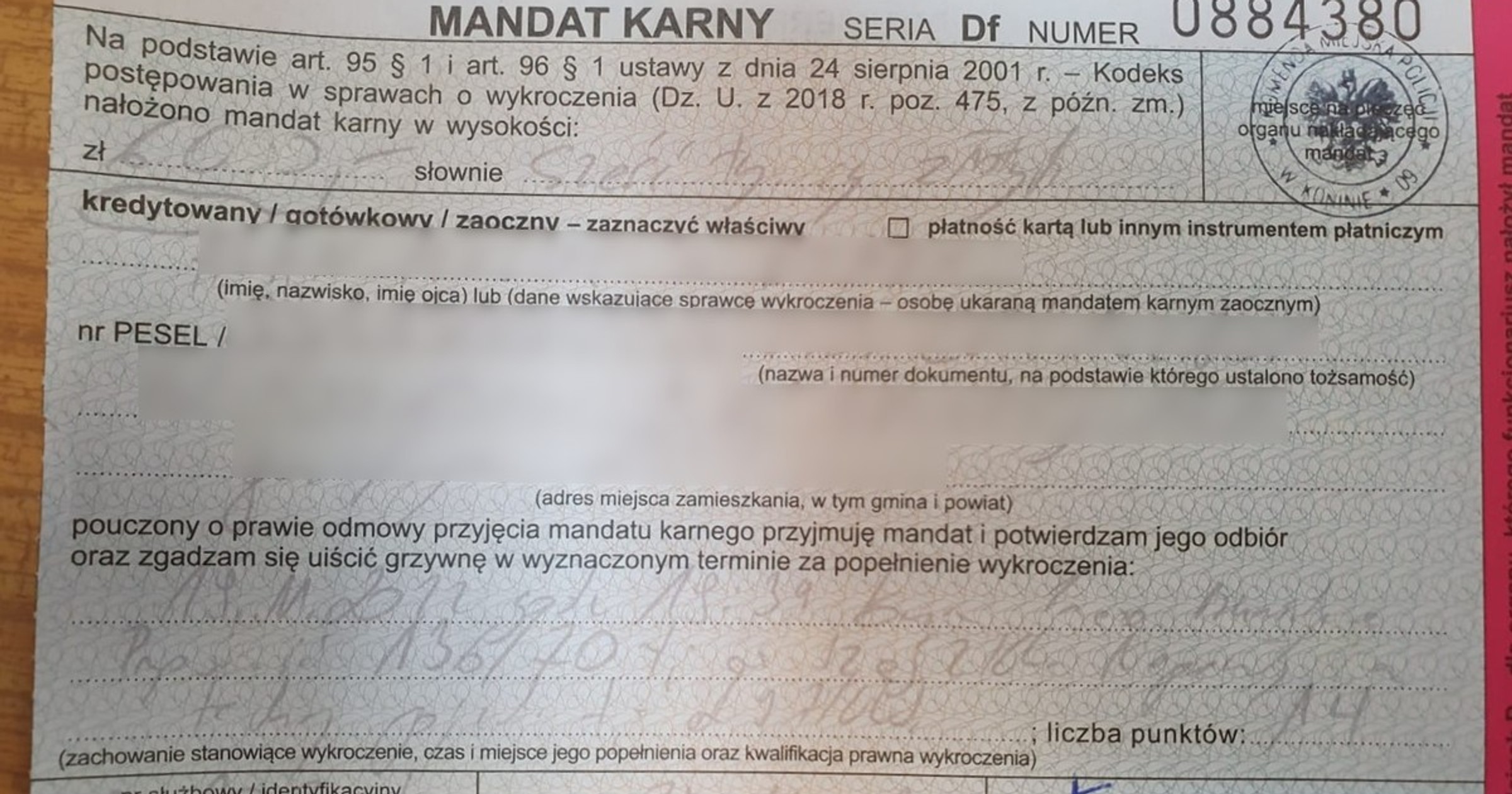 Mandat z Konina