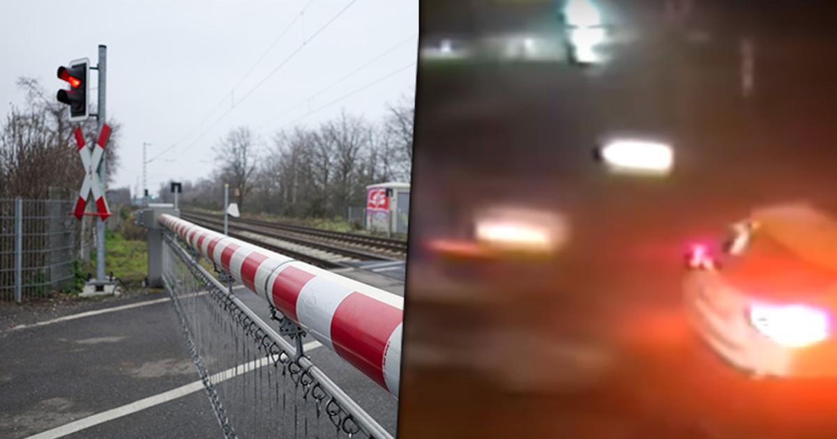  Rudzienice Suskie: Pociąg uderzył w auto na przejeździe (youtube/Shutterstock)