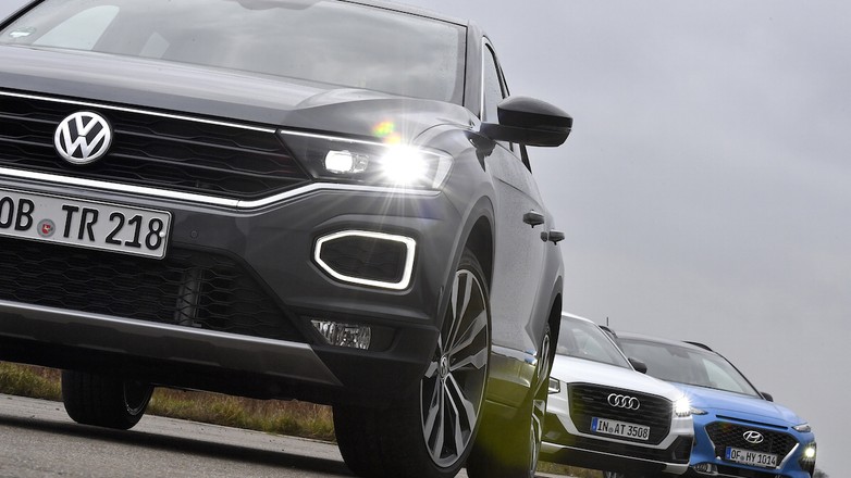 Volkswagen T-Roc kontra Hyundai Kona i Audi Q2