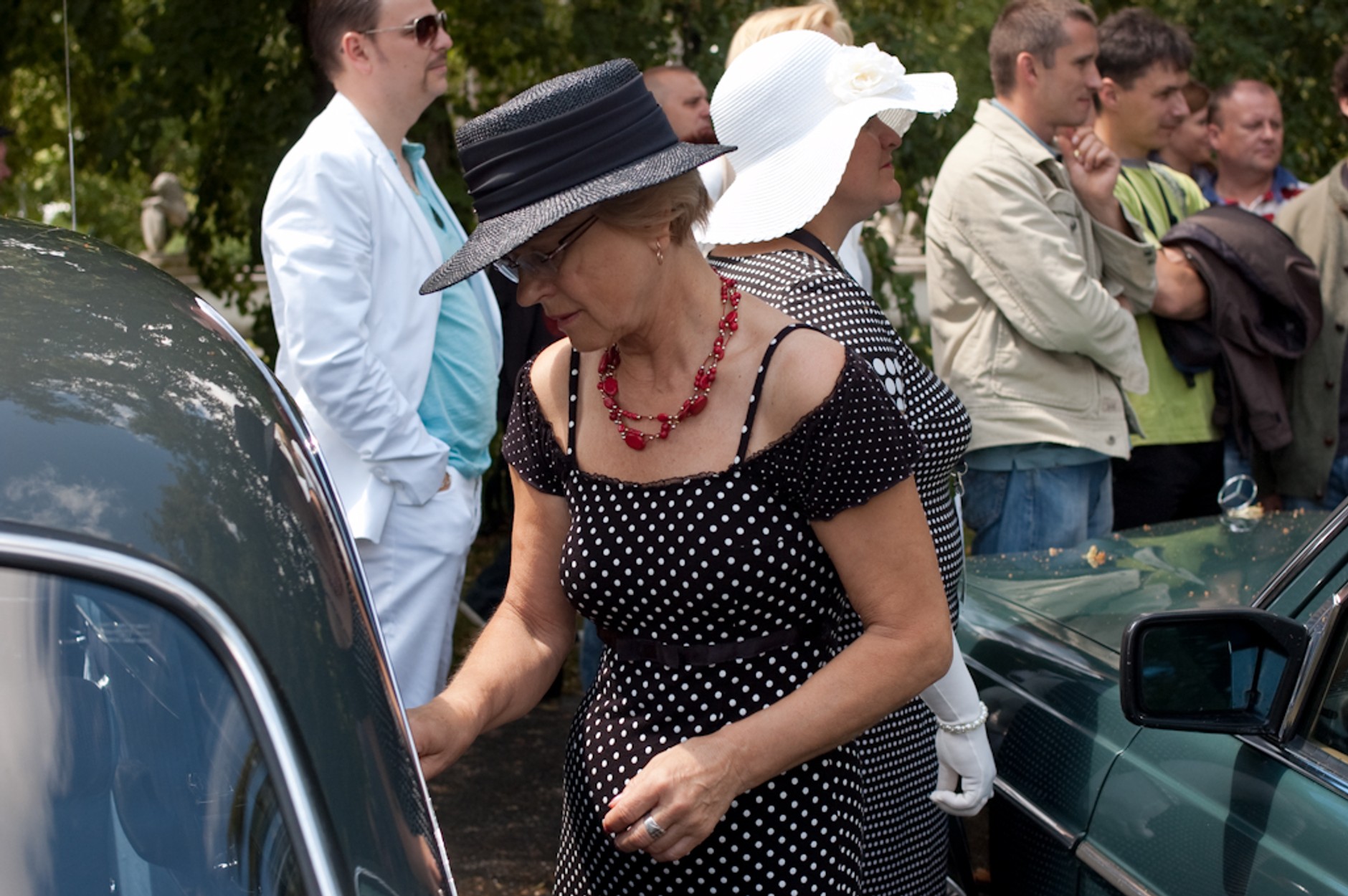 Klasyczne Mercedesy w Wilanowie