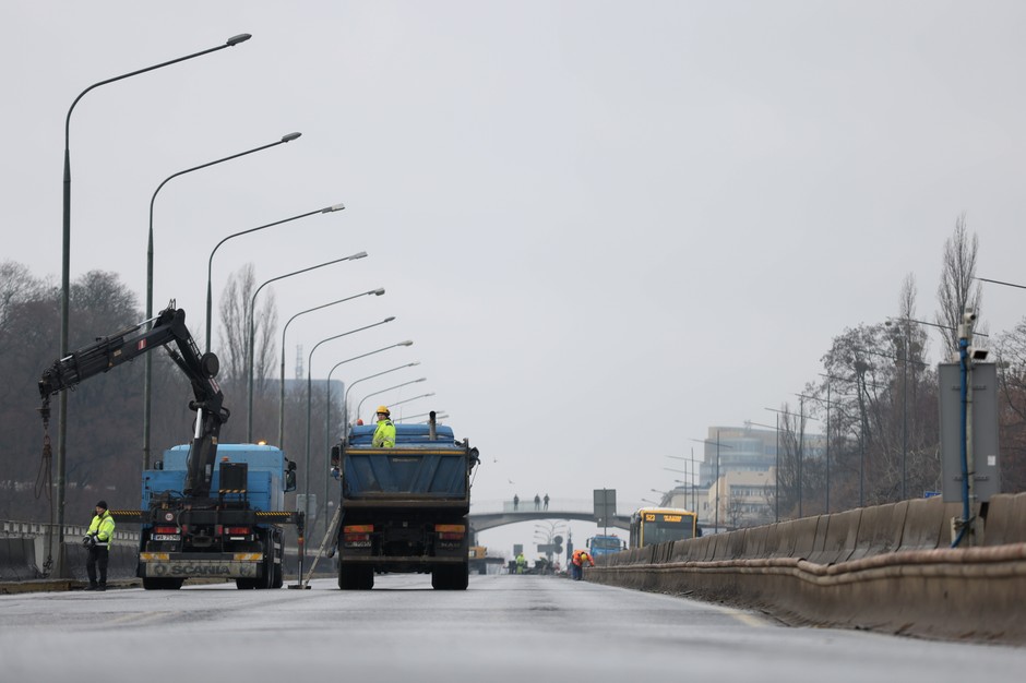 Nowy wiadukt Trasy Łazienkowskiej