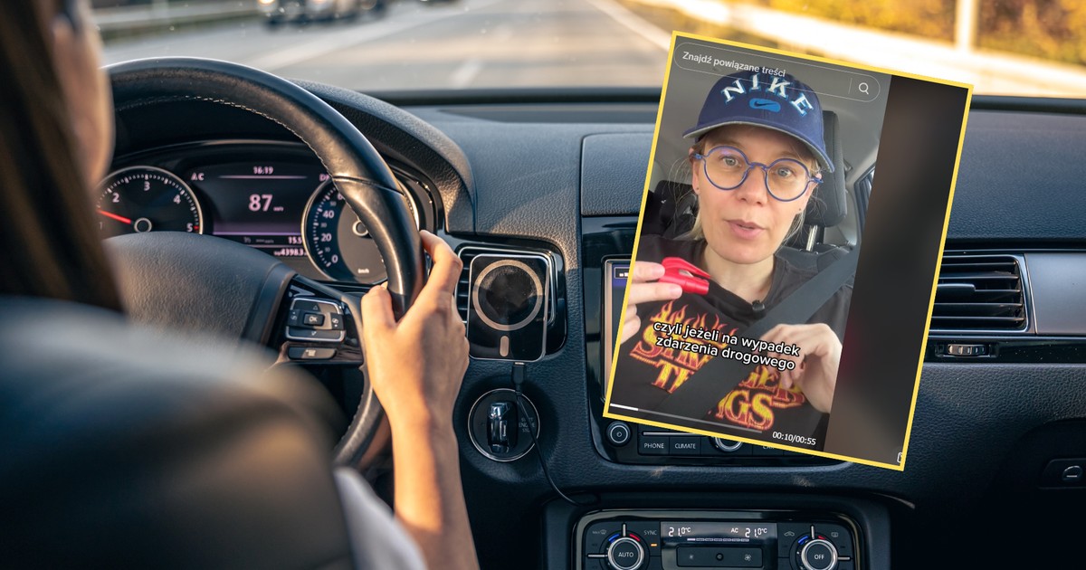 Policjantka zdradziła, jakie urządzenie warto mieć w swoim samochodzie (screen: .tiktok.com/@z_pamietnika_policjantk)