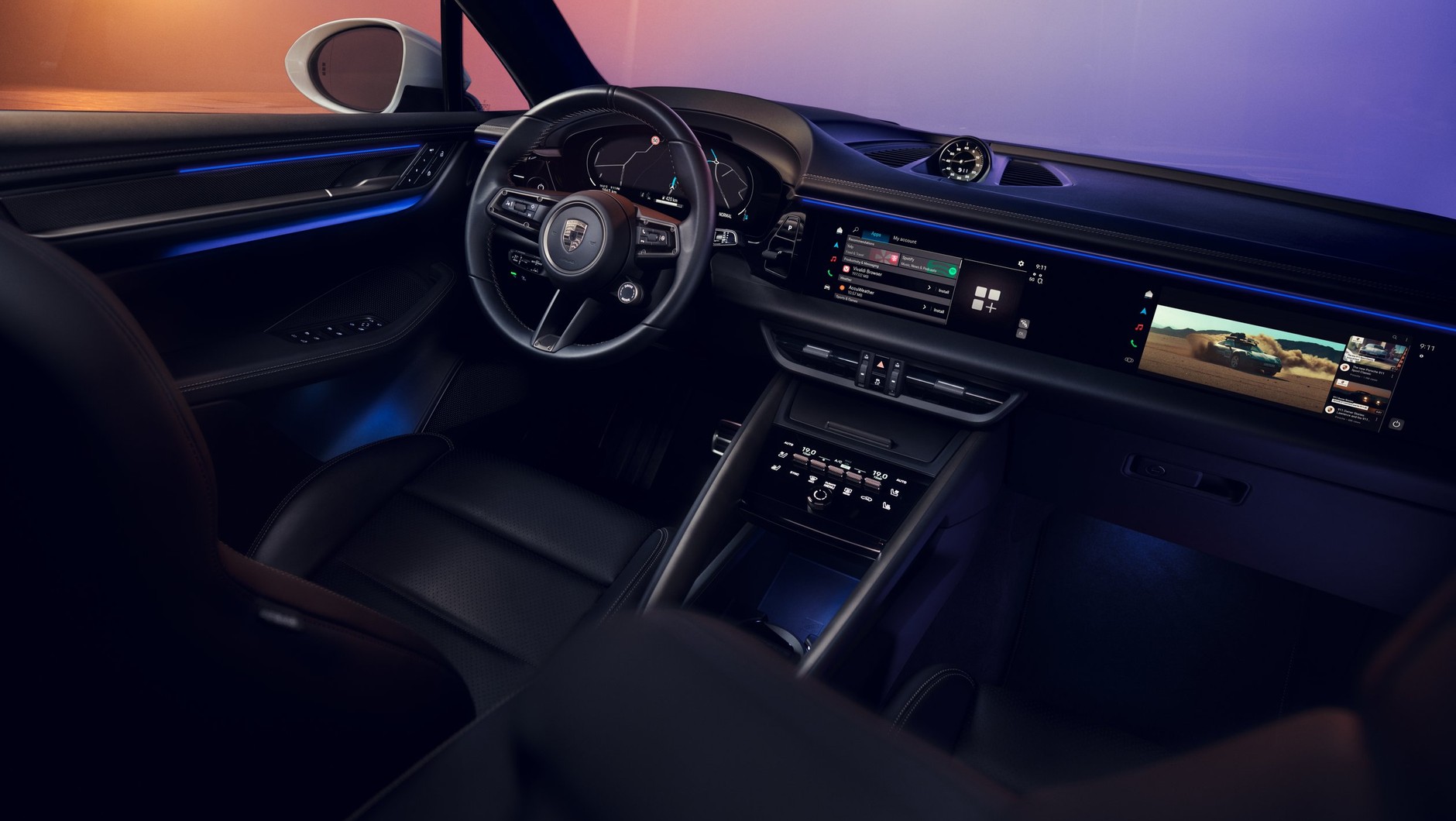 Porsche Macan wnętrze