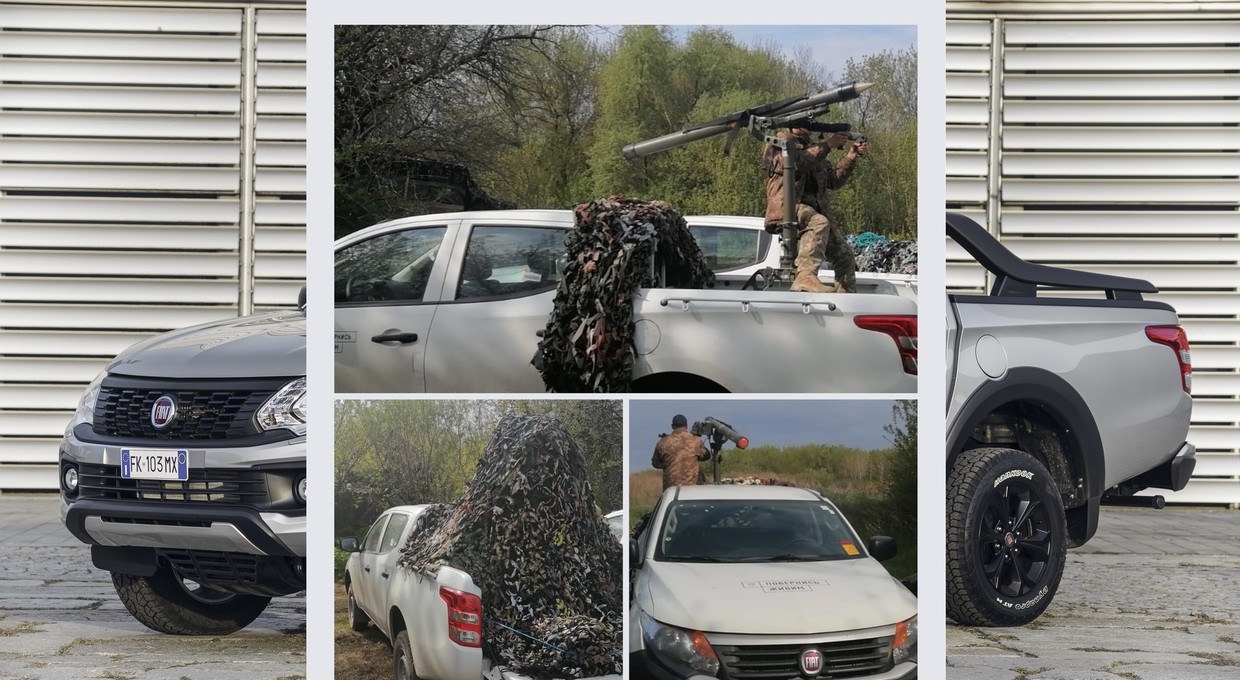 Wyrzutnie Mistral na pace Fiata. Tak Ukraińcy będą niszczyć lotnictwo