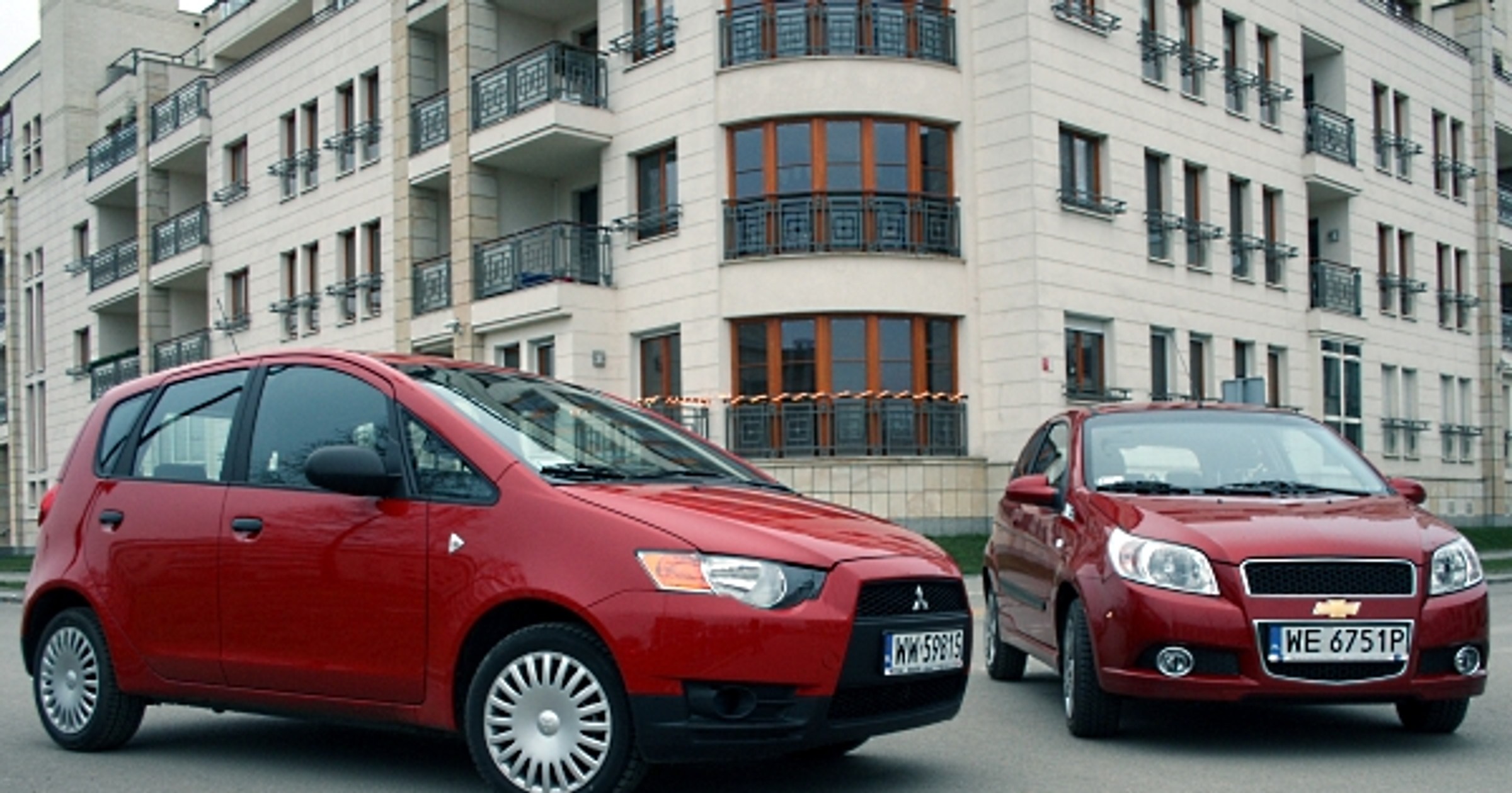 Mitsubishi Colt Chevrolet Aveo