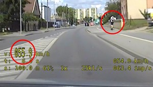 Jechał hulajnogą po ścieżce dla rowerów. Policjanci namierzyli go... wideorejestratorem