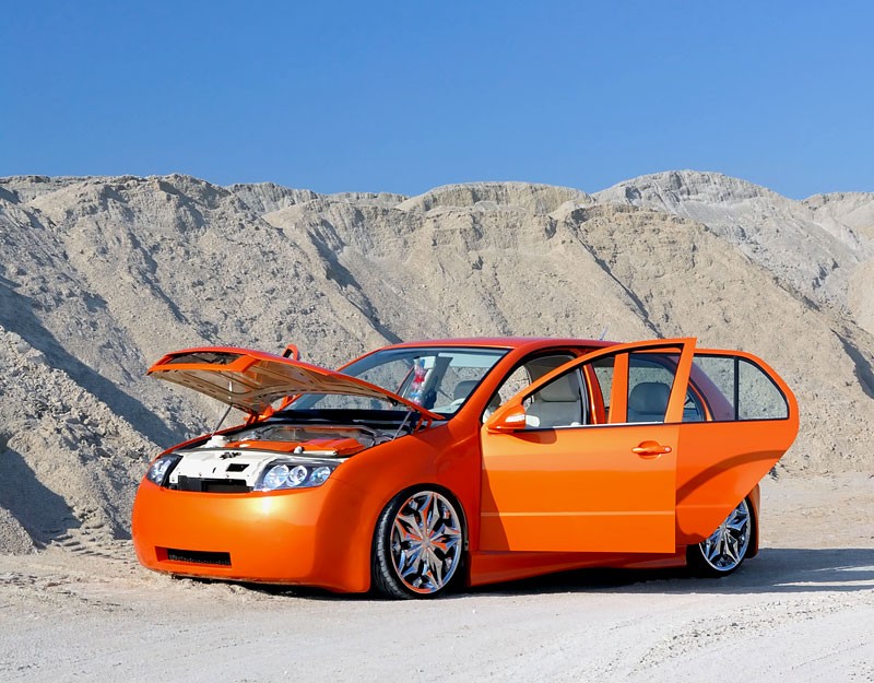 Garaż tunera: Škoda Fabia 1.4 16V – lisek pustynny