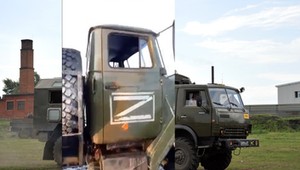 Co oznaczają symbole na rosyjskich pojazdach? Ukraina rozszyfrowała znaki 