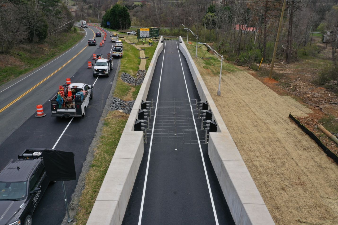 Ratunkowy chwytak ciężarówek w Wirginii