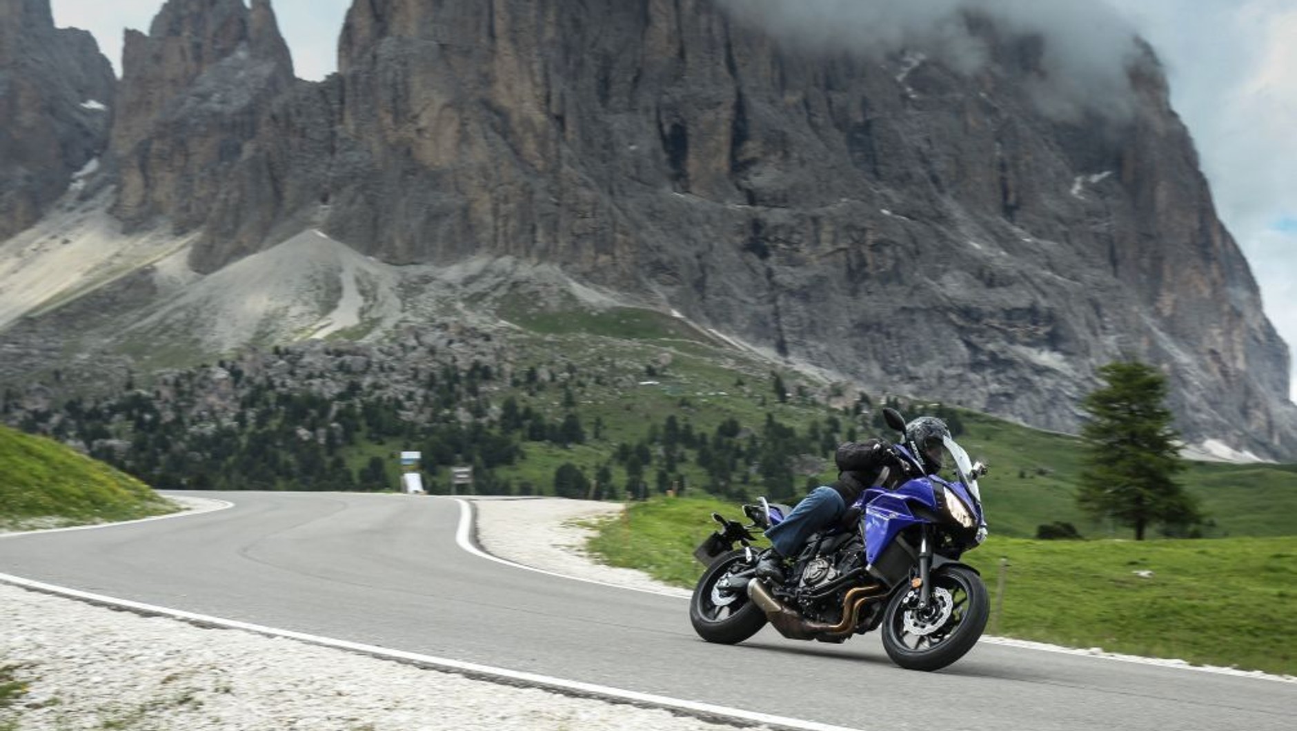 Yamaha Tracer 700 w swoim "środowisku idealnym"...