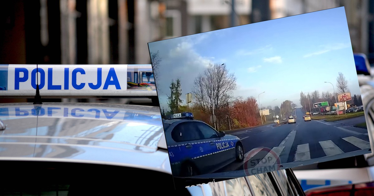 Policja przyłapana na wykroczeniu