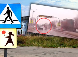 Otarł się o śmierć "o grubość szprychy". To nagranie jeży włosy na głowie