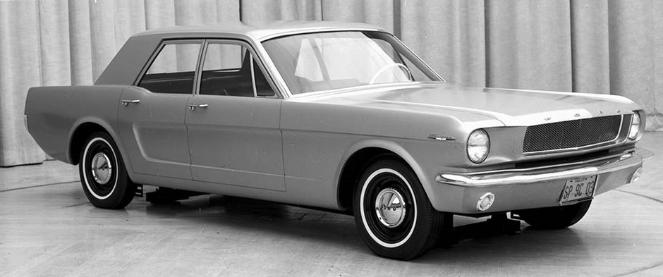 Ford Mustang I: niewdrożony projekt wersji sedan