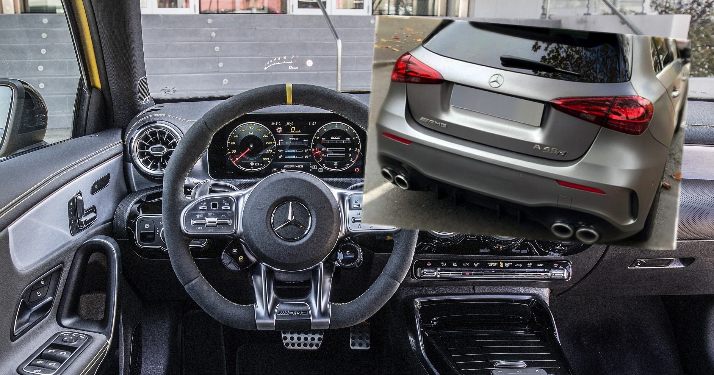 Skradziony w Polsce Mercedes-AMG A45 odnaleziony we Francji