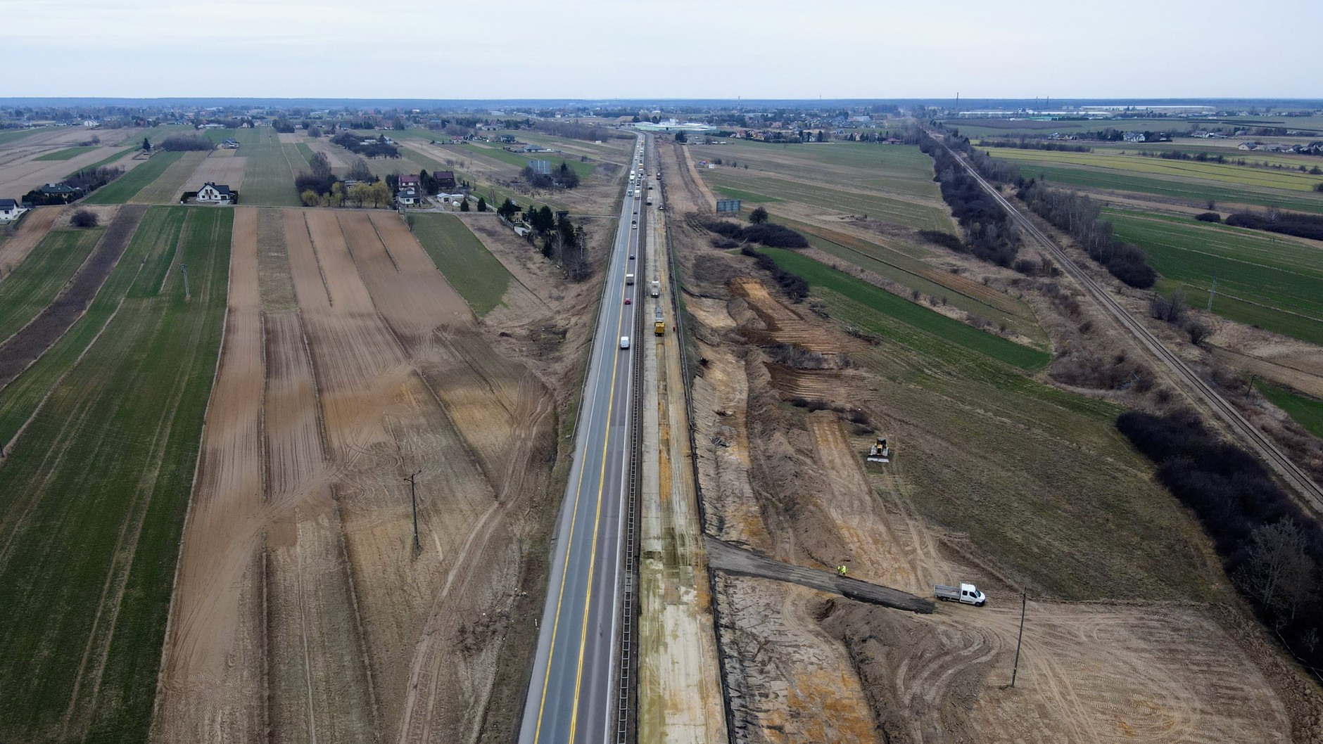 S19 między Lubartowem i Lublinem