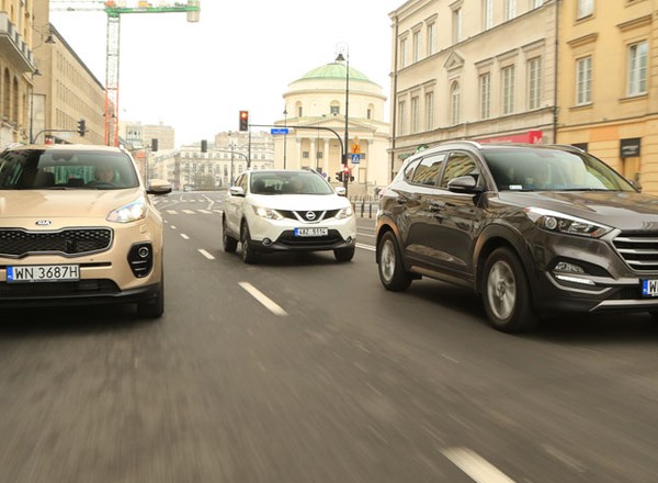 Kia Sportage kontra Nissan Qashqai i Hyundai Tucson - starcie bestsellerów