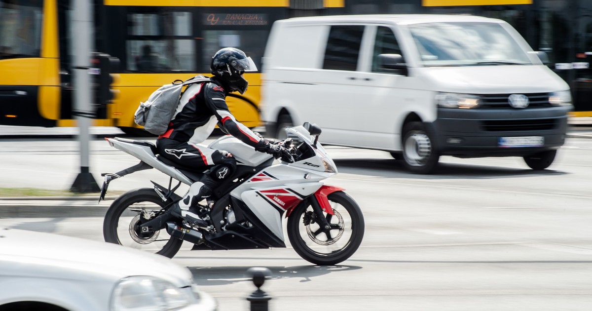 Kierujący motocyklami są bardzo narażeni na wypadki 