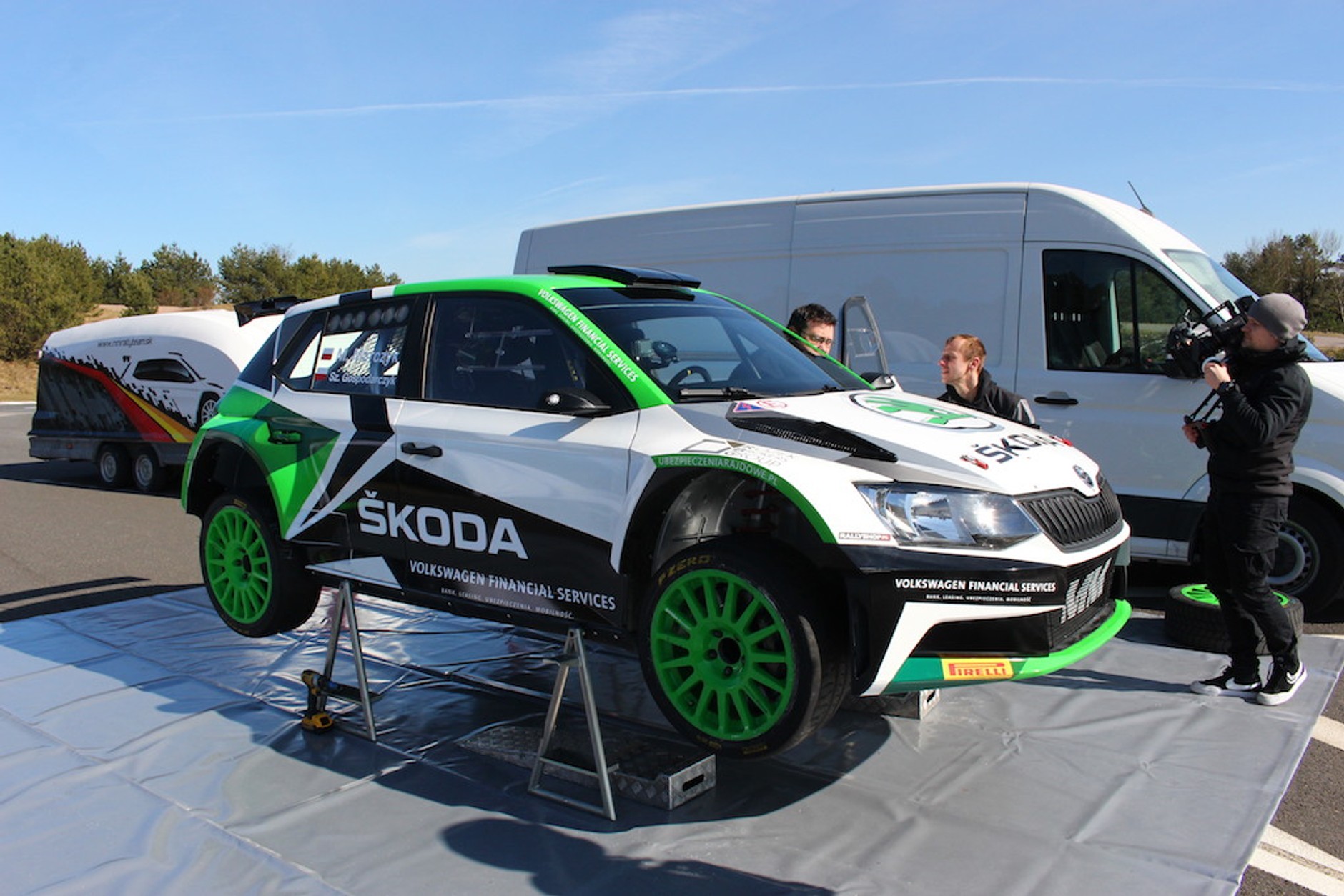 Skoda Fabia R5 i zespół rajdowy Skody